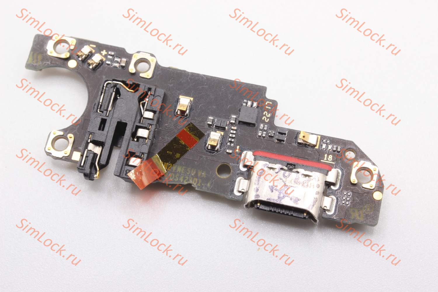 Нижняя плата (шлейф) Honor X6 (VNE-LX1), Honor X8 5G (VNE-N41) с разъемом зарядки, К-1