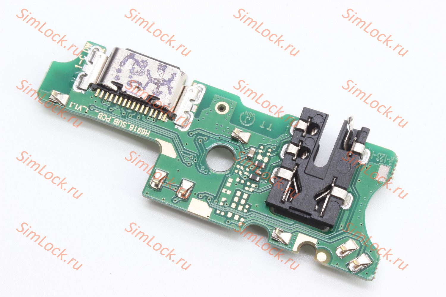 Нижняя плата (шлейф) Tecno Spark 9 Pro (KH7N), с разъемом зарядки, К-3