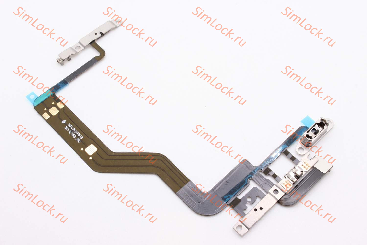 Шлейф iPhone 12, 12 Pro с кнопками включения и громкости, К-1