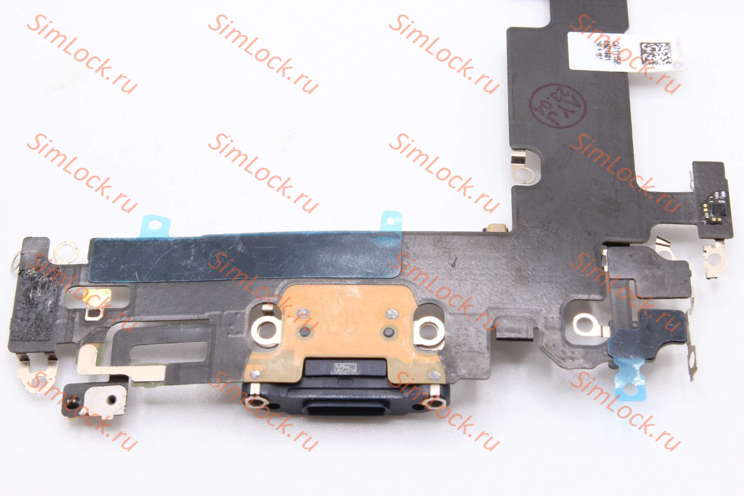 Шлейф iPhone 13 с разъемом зарядки, 100% IC, черный, К-1