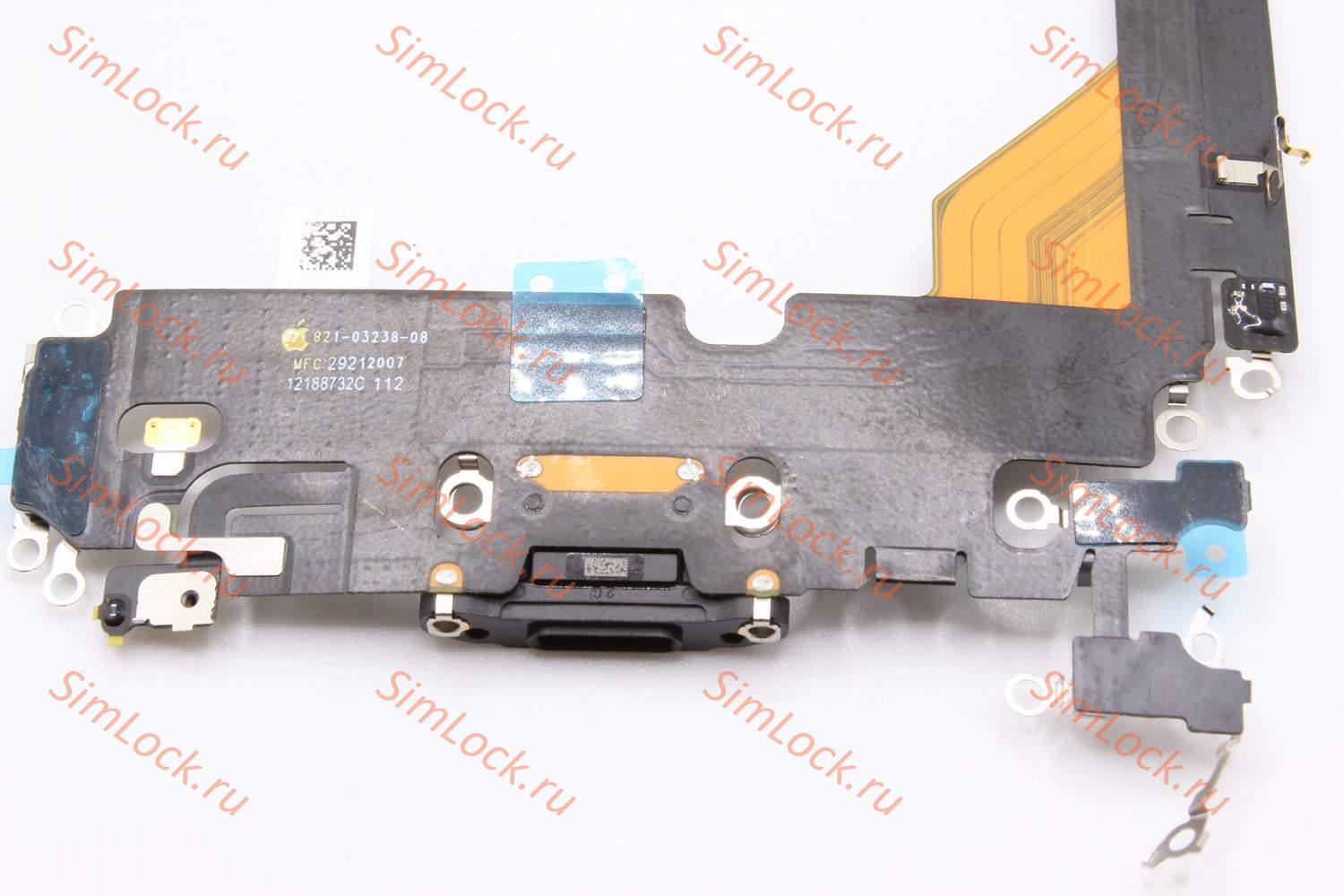 Шлейф iPhone 13 Pro с разъемом зарядки, 100% IC, черный, К-1