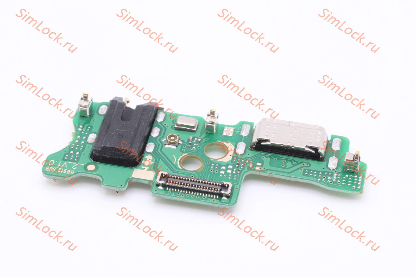 Нижняя плата (шлейф) Infinix Hot 11S NFC (X6812B) с разъемом зарядки, К-3