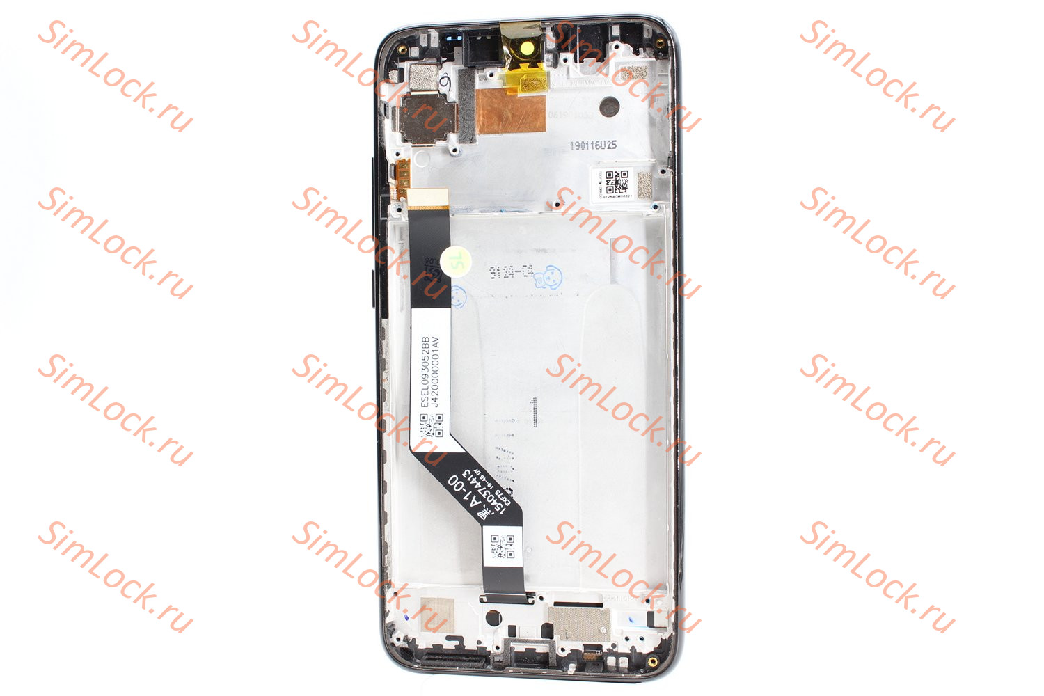 Дисплей Xiaomi Redmi Note 7, в черной рамке, матрица оригинал, К-1