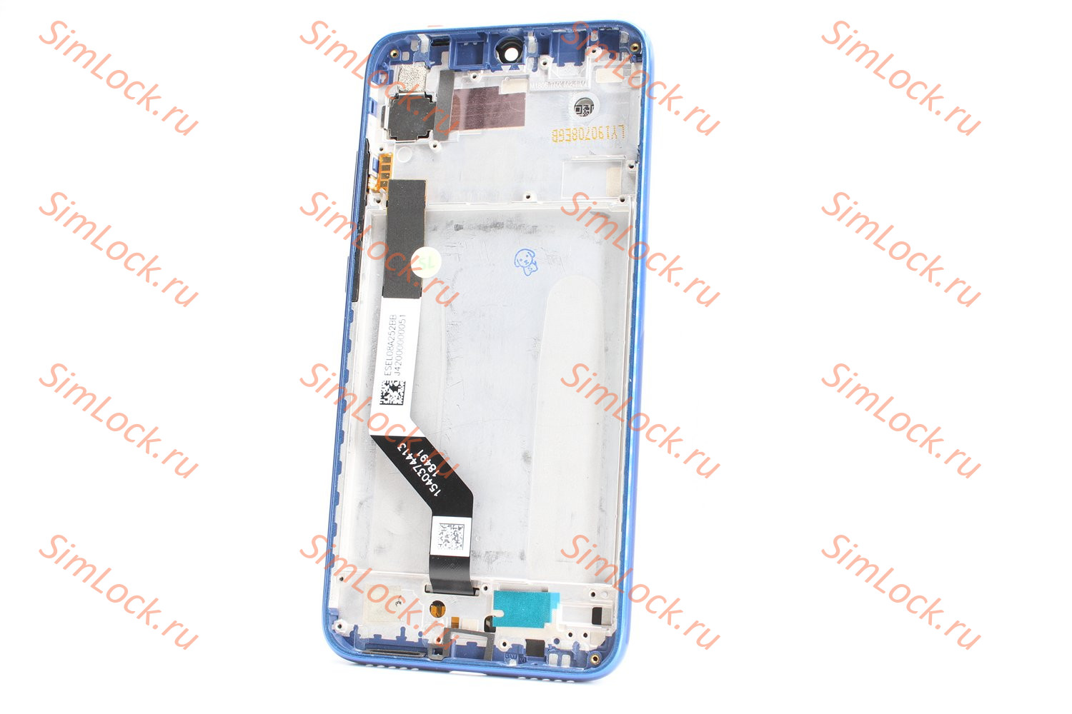 Дисплей Xiaomi Redmi Note 7, в синей рамке, матрица оригинал, К-1
