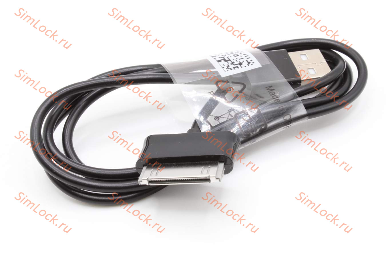 Кабель USB Samsung ECB-DP4ABE, 30pin, для Galaxy Tab P3100, P5100, P7500, черный, 100см