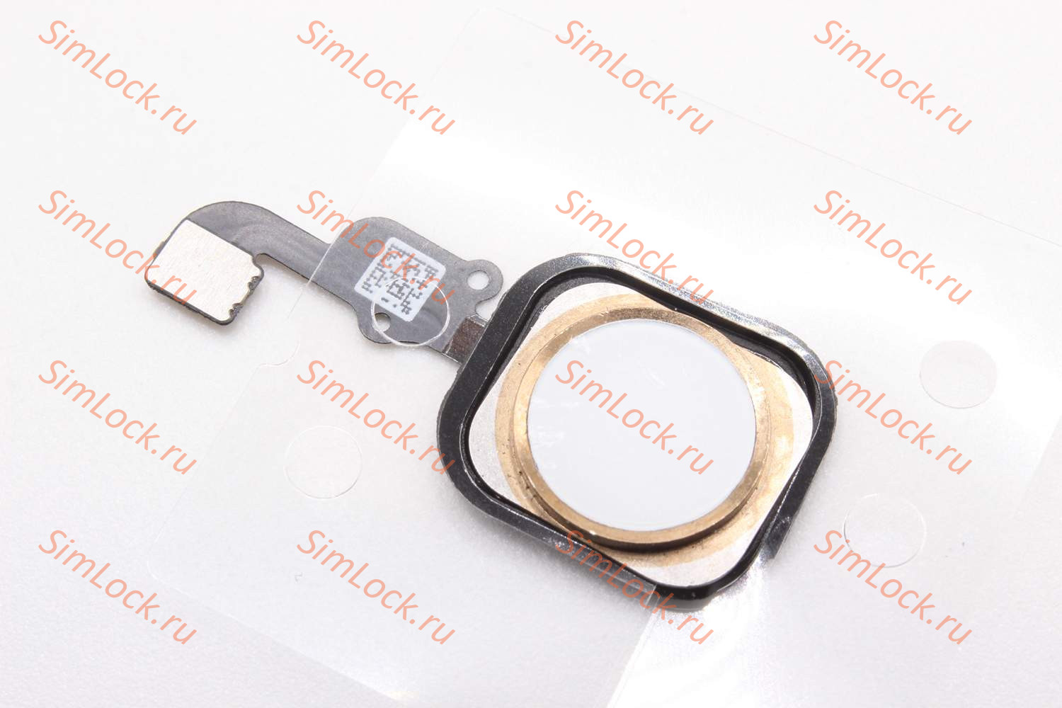 Шлейф iPhone 6S с кнопкой Home, золото, К-3