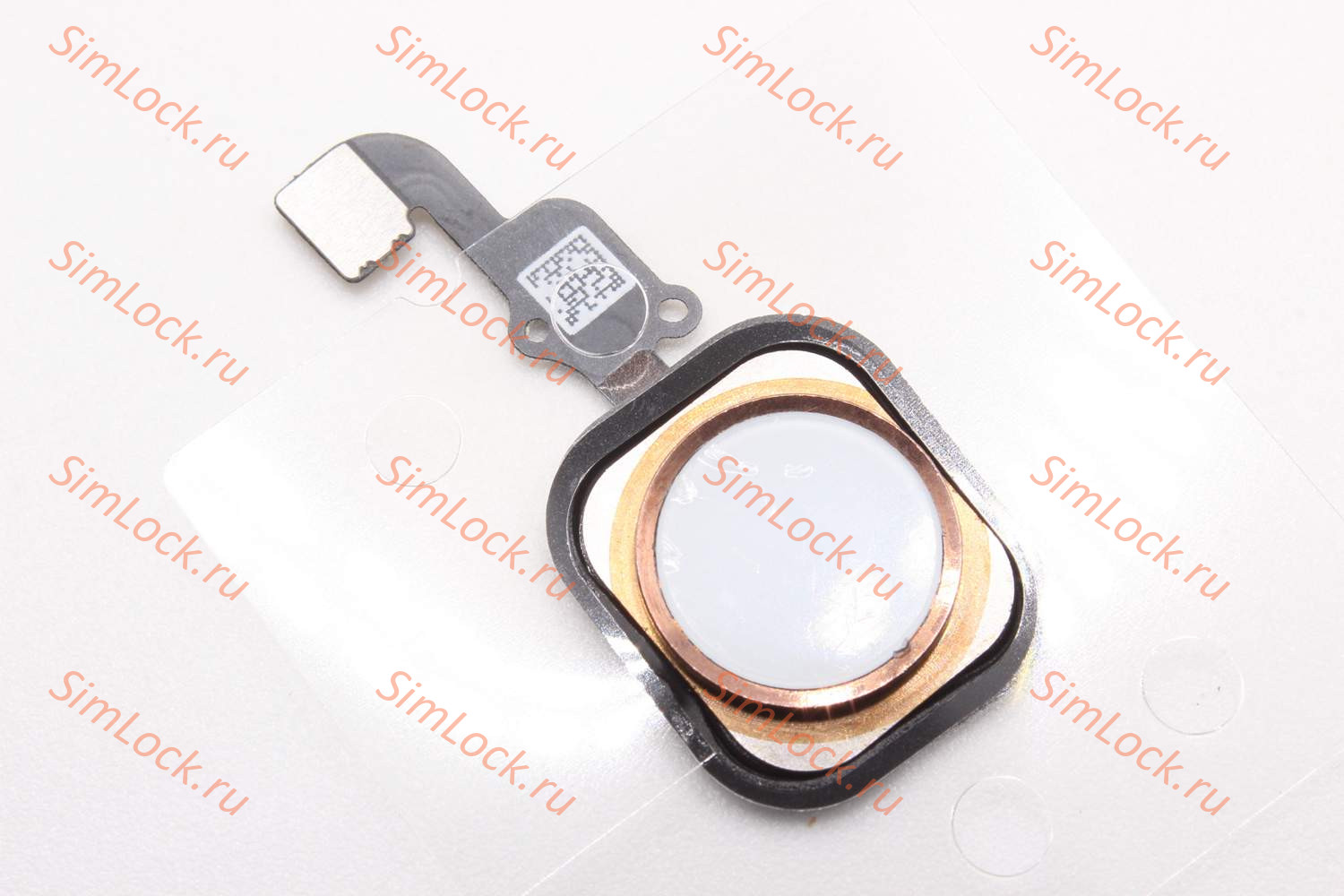 Шлейф iPhone 6S с кнопкой Home, розовое золото, К-3