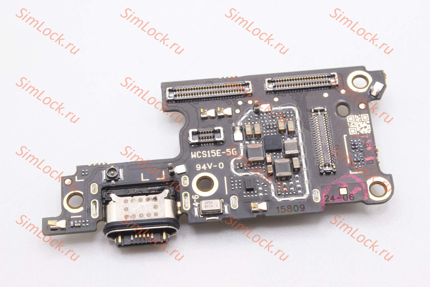 Нижняя плата (шлейф) Vivo S15e, с разъемом зарядки, К-2