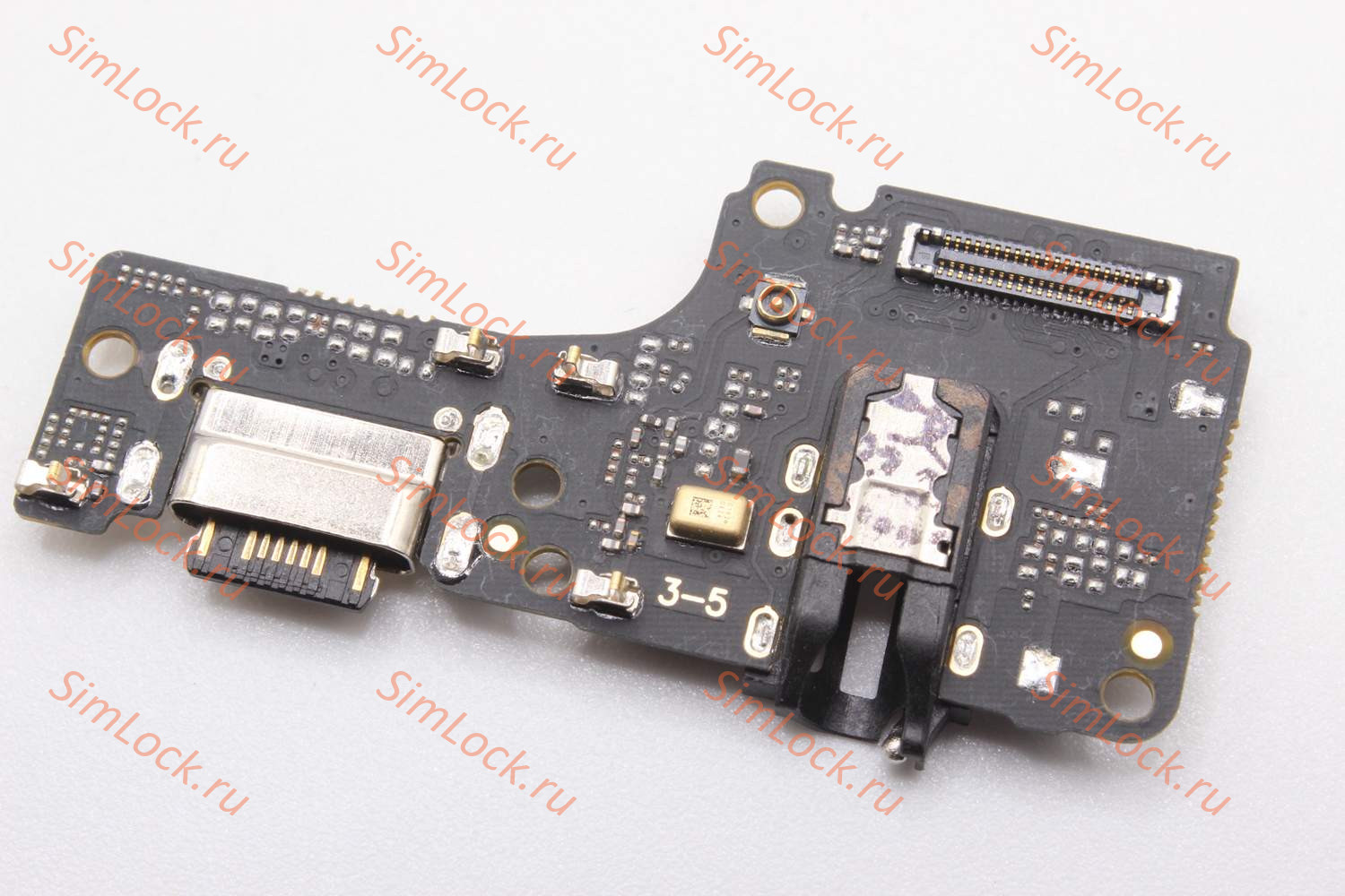 Нижняя плата (шлейф) Xiaomi Redmi Note 10, Note 10S, Poco M5s с разъемом зарядки (M2101K7AG M2101K7BG 2207117BPG), К-4