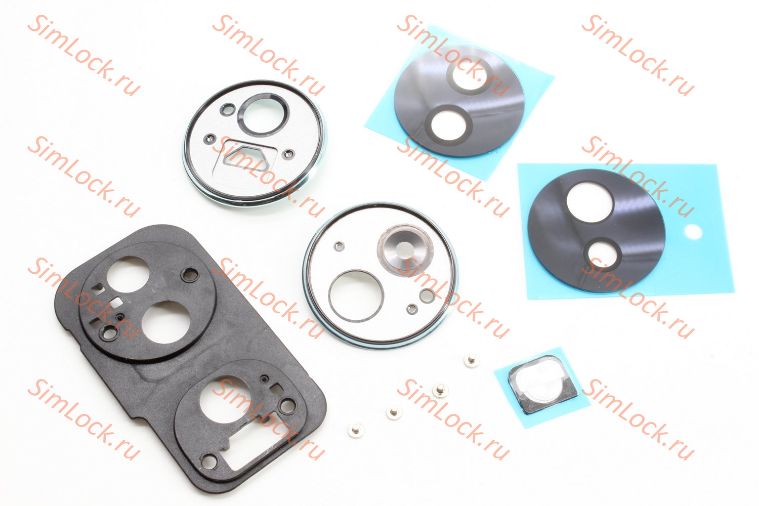 Стекло камеры Honor 70 (FNE-NX9) с зеленой рамкой