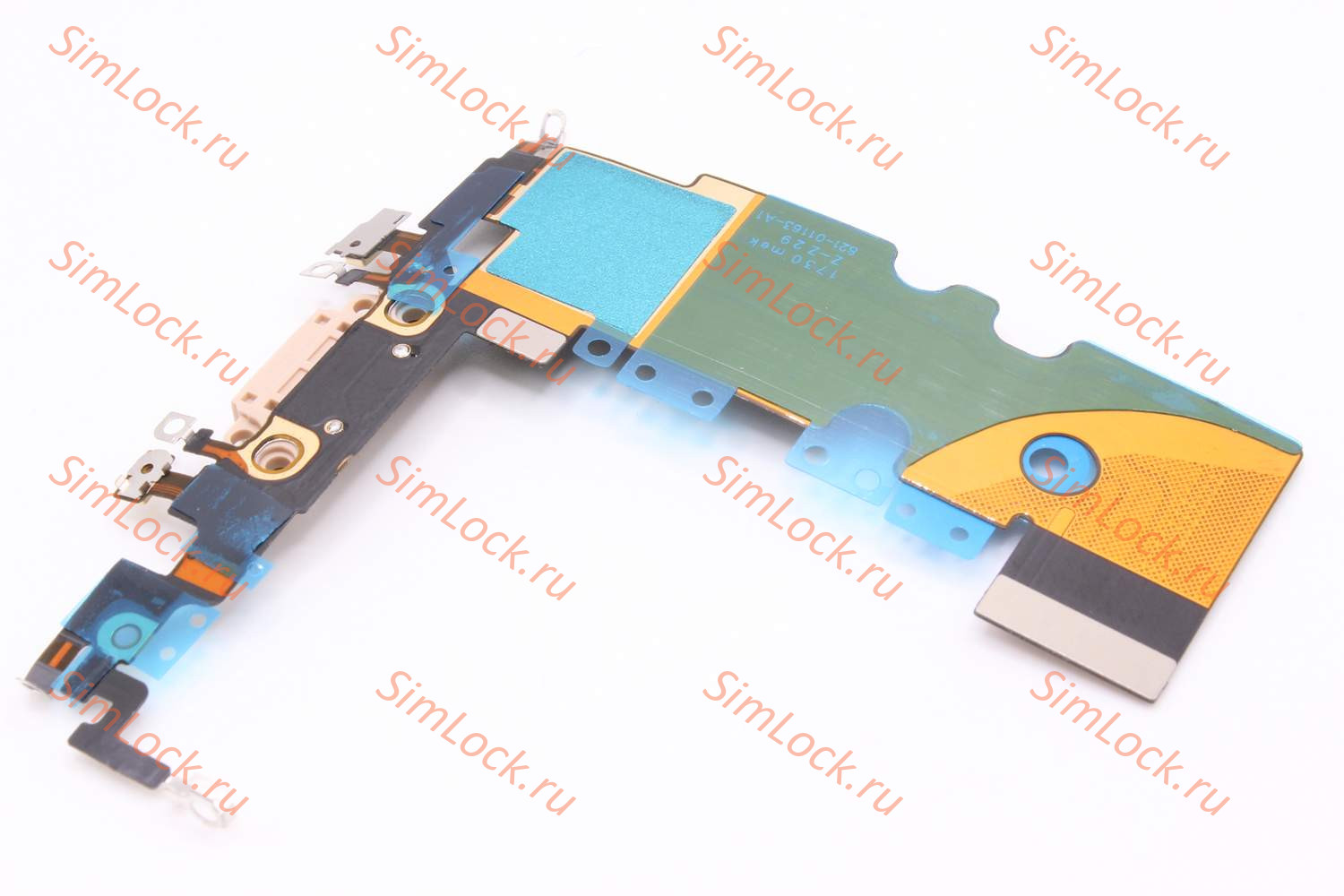 Шлейф iPhone 8, SE 2020 с разъемом зарядки, золото, К-1