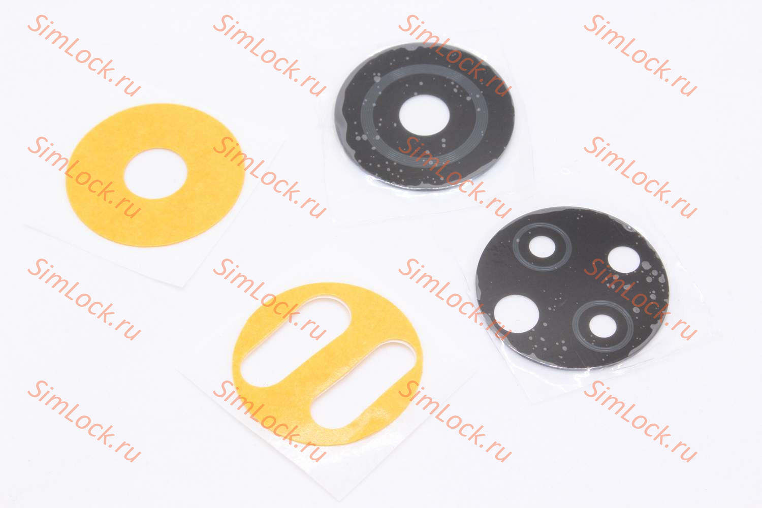 Стекло камеры Honor X7 (CMA-LX1) 2 шт, черное