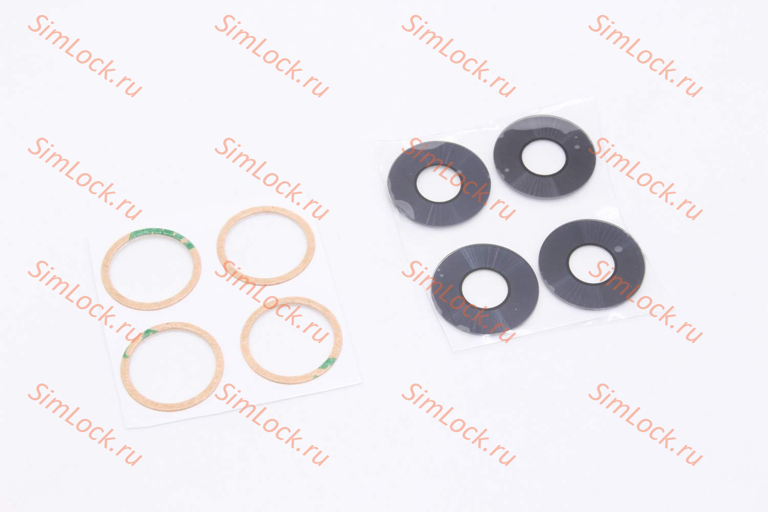 Стекло камеры Honor X8 (TFY-LX1) 4 шт, черное