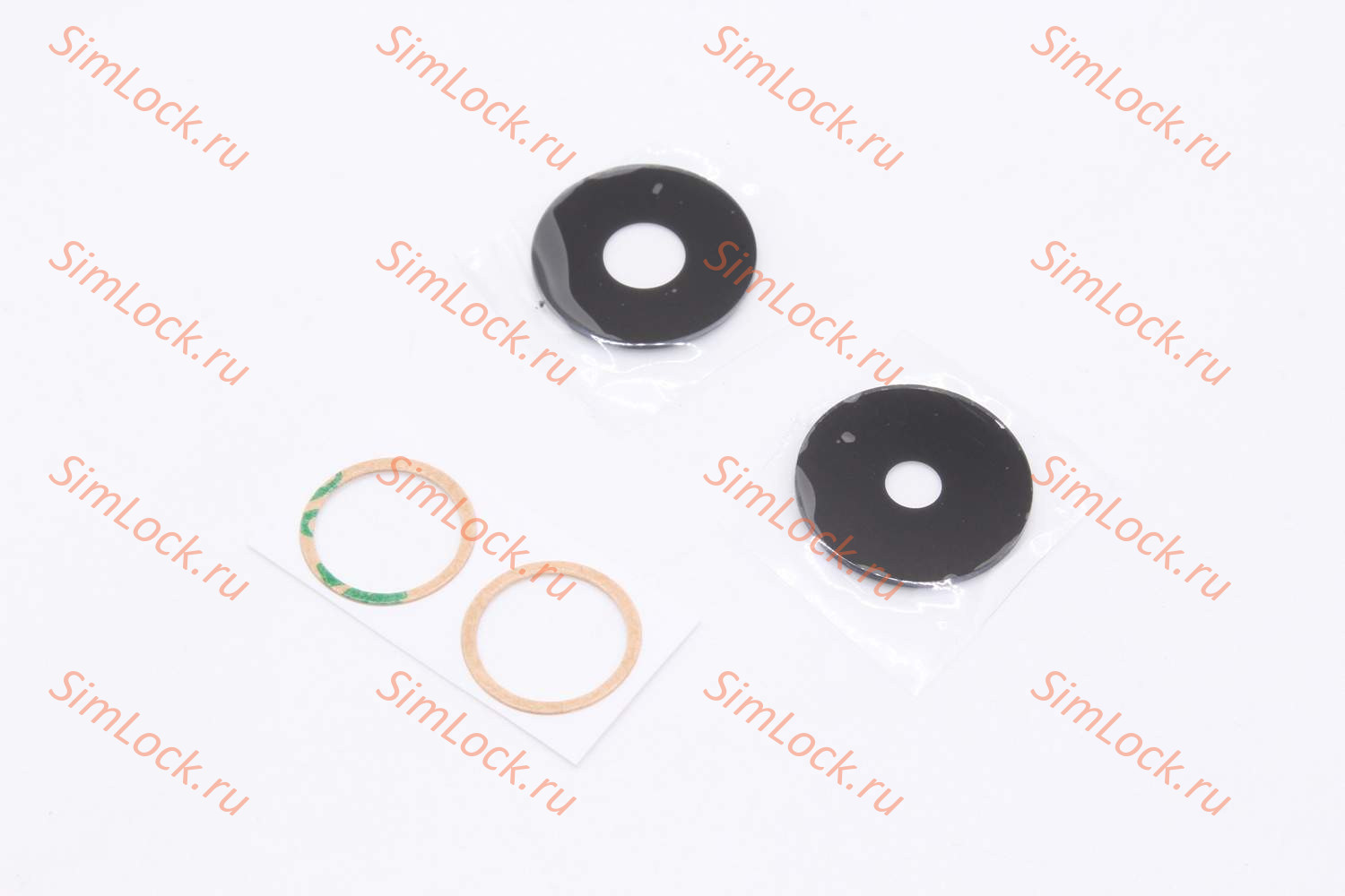 Стекло камеры Realme C33 (RMX3624) 2 шт, черное