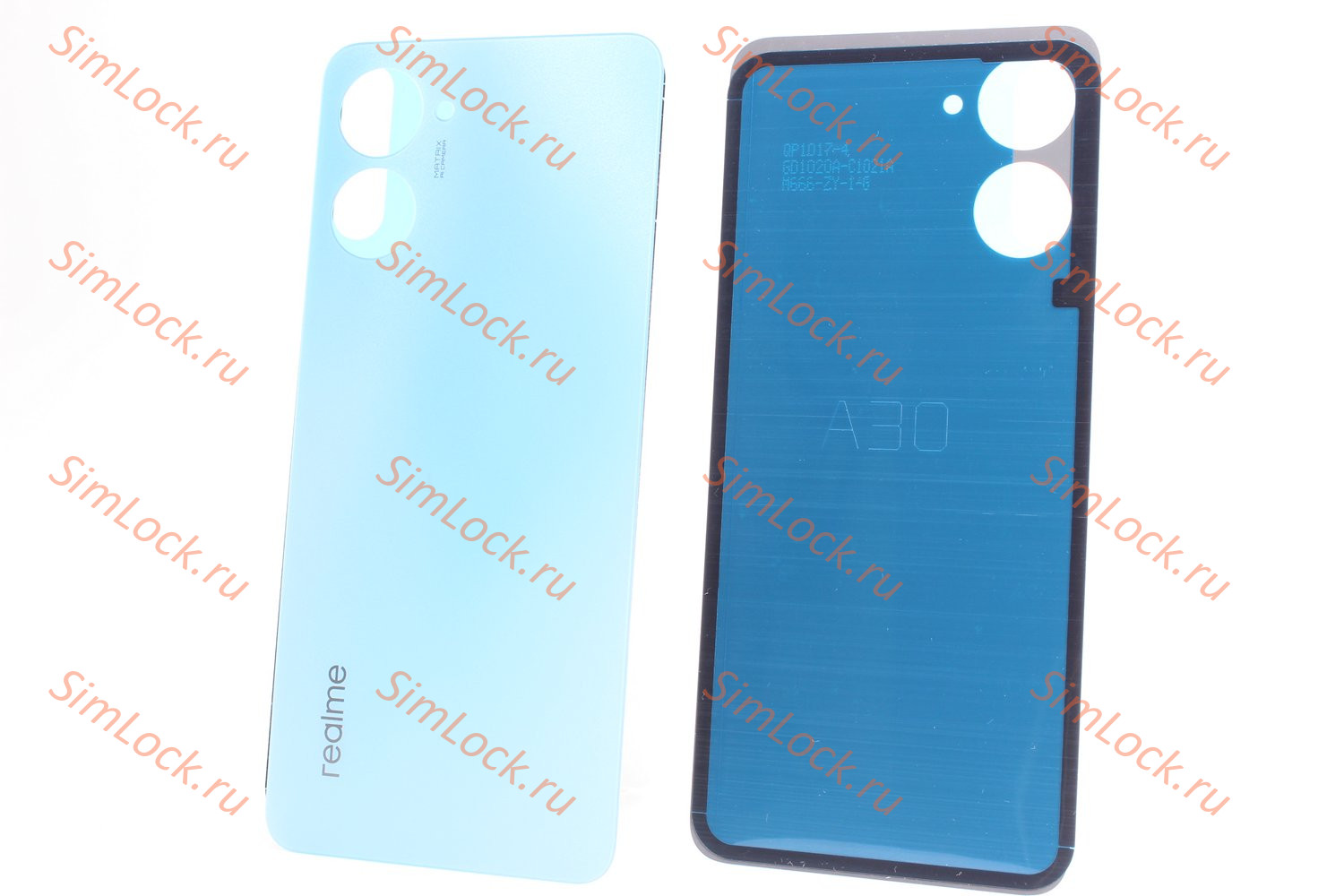 Задняя крышка Realme 10 Pro 5G (RMX3661), голубой, К-1