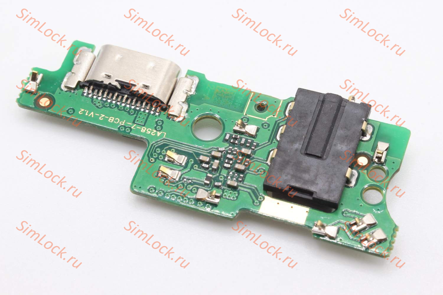 Нижняя плата (шлейф) Tecno Camon 18 (CH6n), Camon 18P (CH7), с разъемом зарядки, К-1