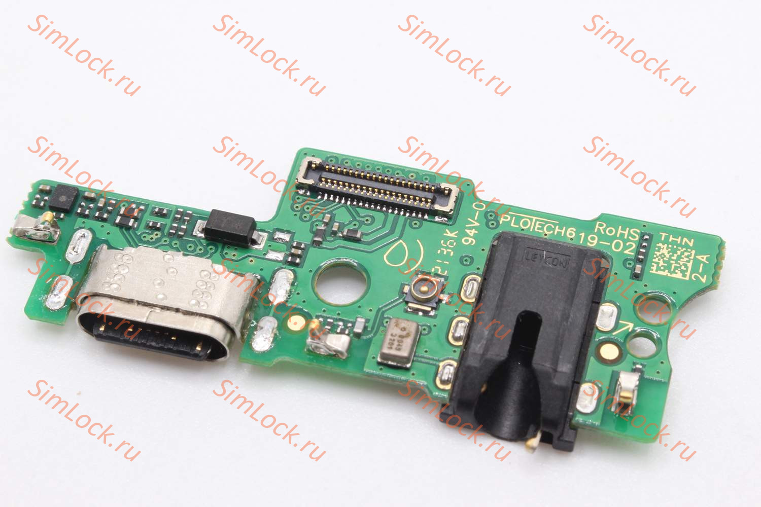 Нижняя плата (шлейф) Tecno Camon 18 (CH6n), Camon 18P (CH7), с разъемом зарядки, К-1