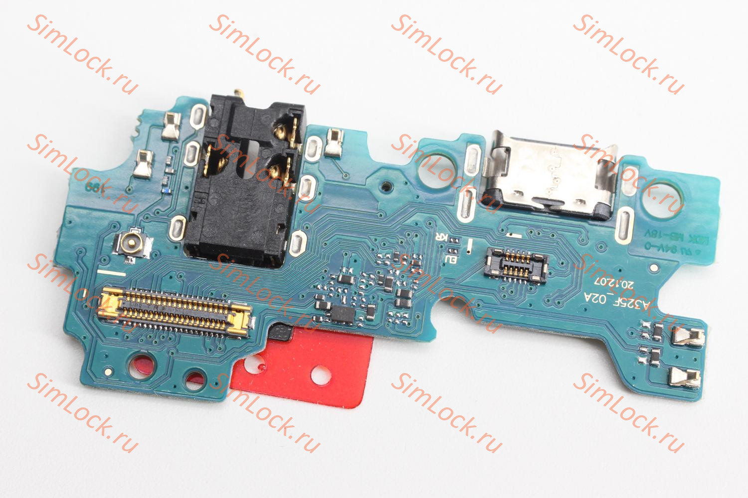 Нижняя плата (шлейф) Samsung A325F Galaxy A32 с разъемом зарядки, К-3