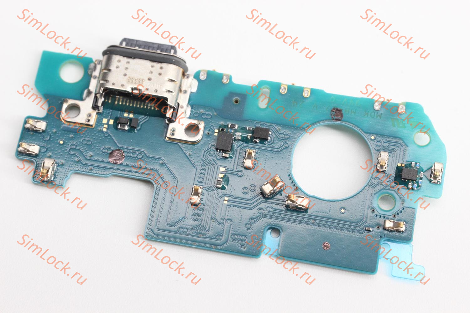 Нижняя плата (шлейф) Samsung A346B Galaxy A34 5G с разъемом зарядки, К-1