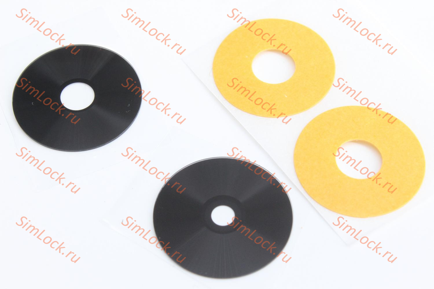 Стекло камеры Realme C55 (RMX3710) 2 шт, черное