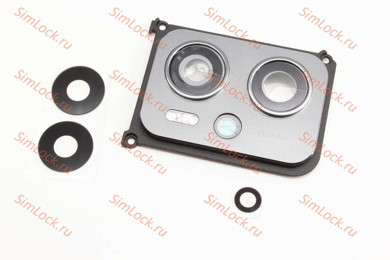 Стекло камеры Xiaomi Poco X4 GT (22041216G), с черной рамкой