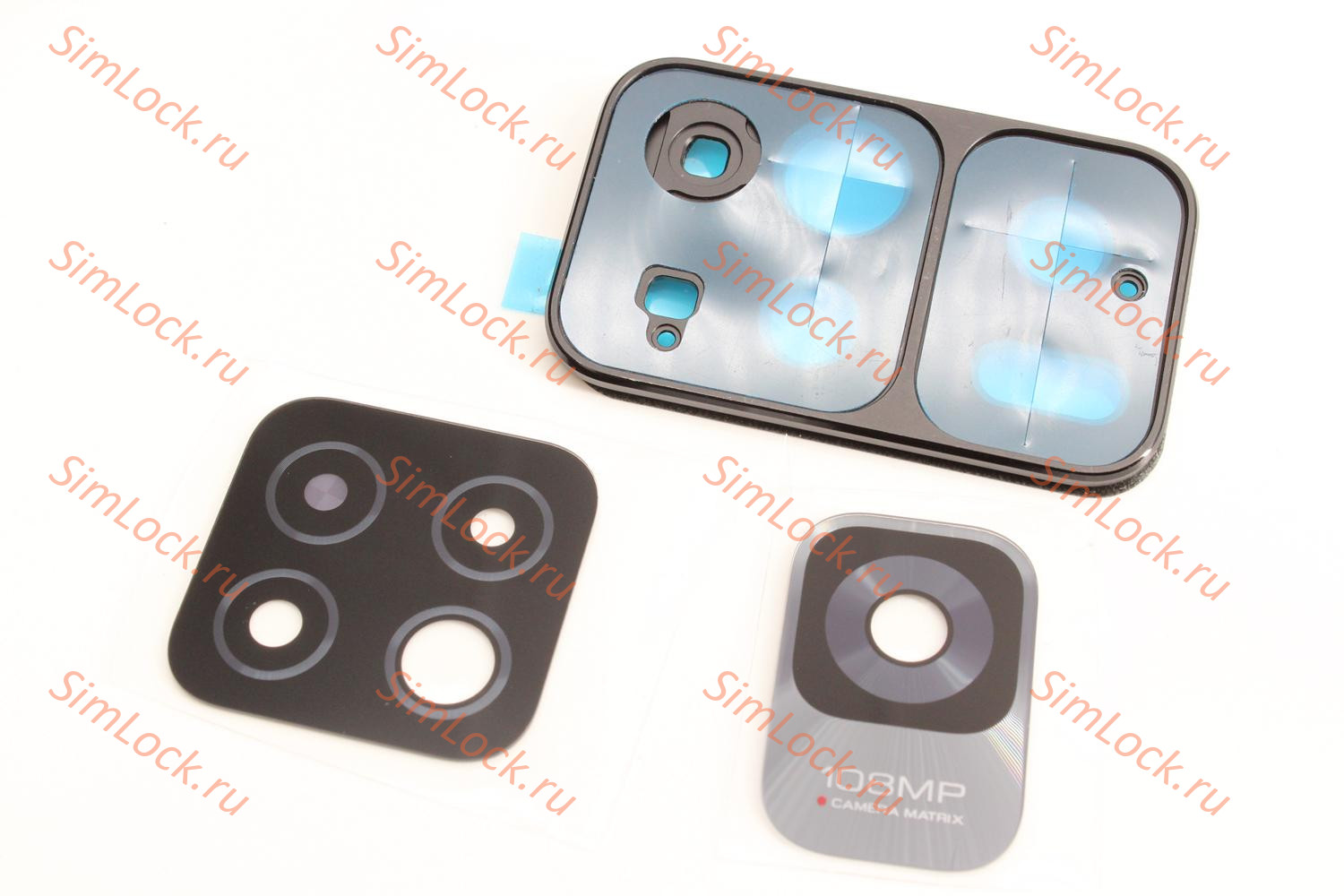 Стекло камеры Xiaomi Redmi Note 11 Pro+ 5G с черной рамкой