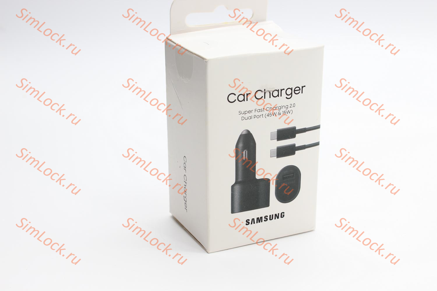 АЗУ Samsung EP-L5300 A+C 45W+15W + кабель Type-C - Type-C, оригинал