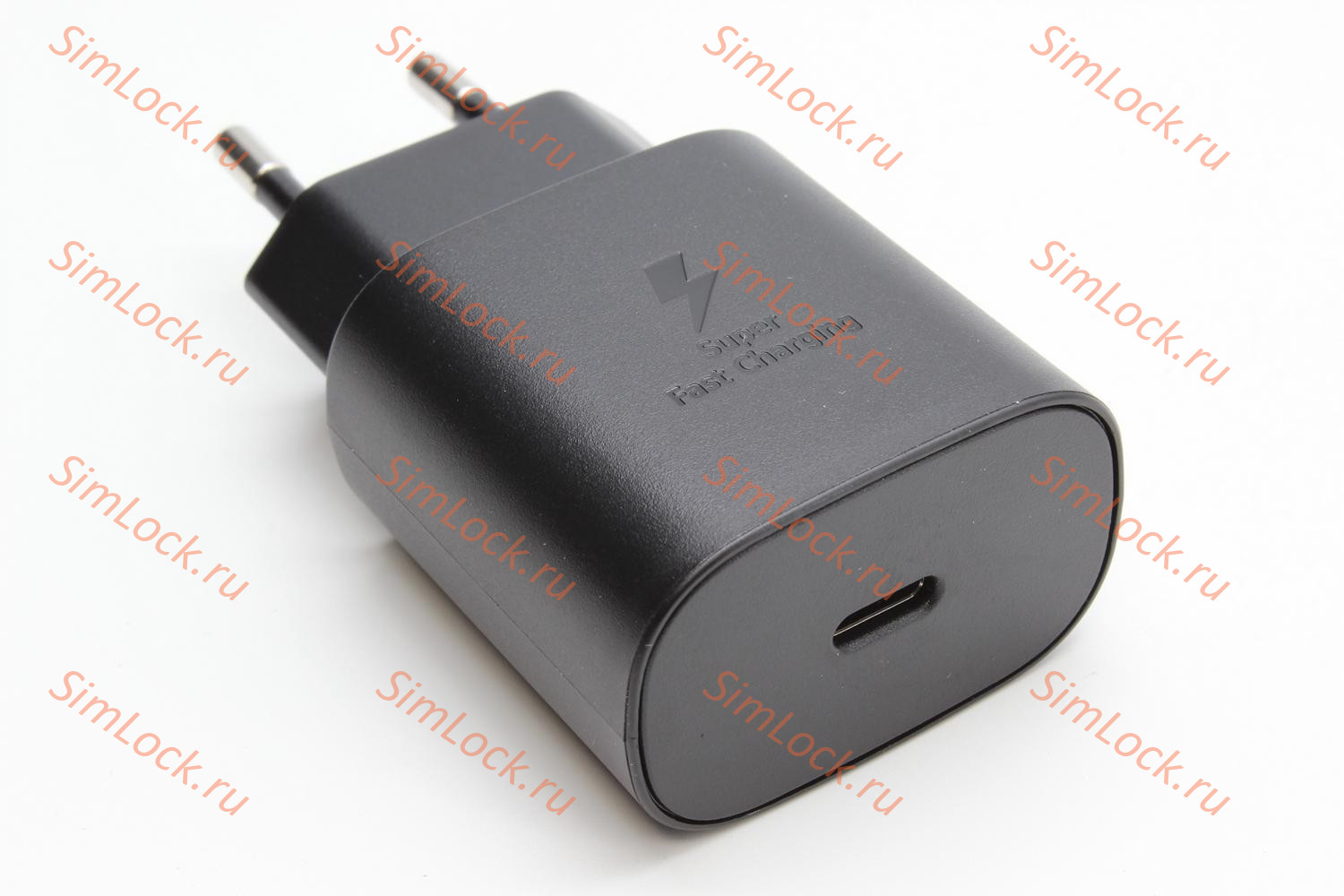 СЗУ Samsung EP-TA800 25W + кабель EP-DN970 Type-C - Type-C, черное, оригинал