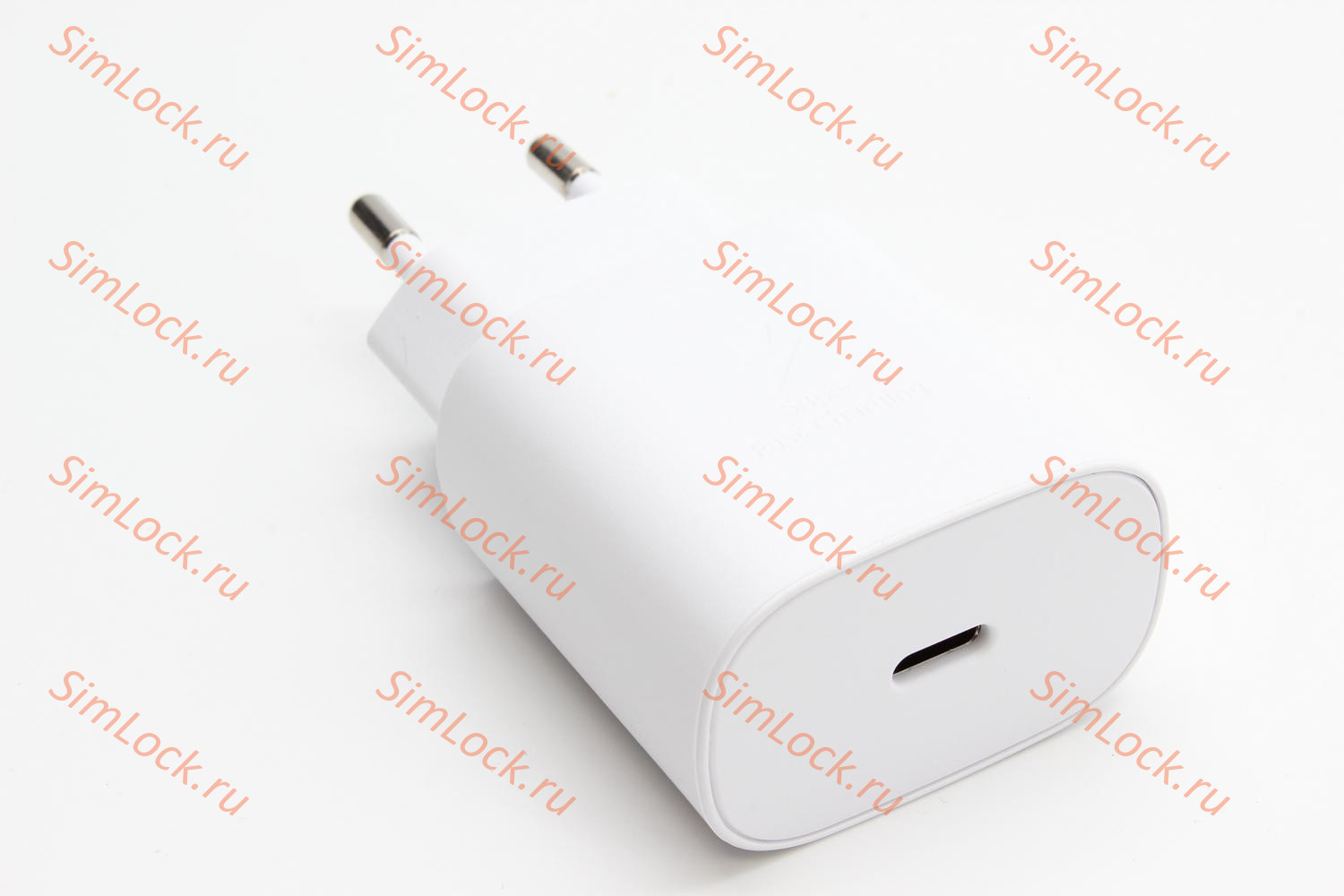СЗУ Samsung EP-TA800 25W + кабель EP-DN970 Type-C - Type-C, белое, оригинал