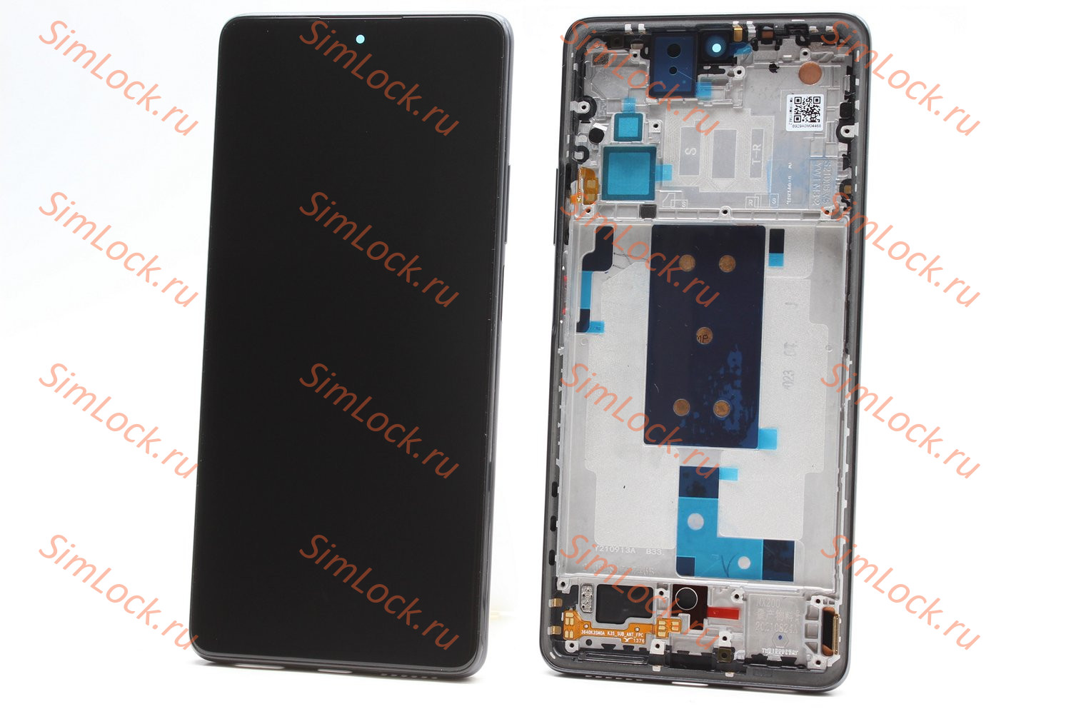 Дисплей Xiaomi 11T (21081111RG), 11T Pro (2107113SG), AMOLED, в темно-серой рамке, оригинал