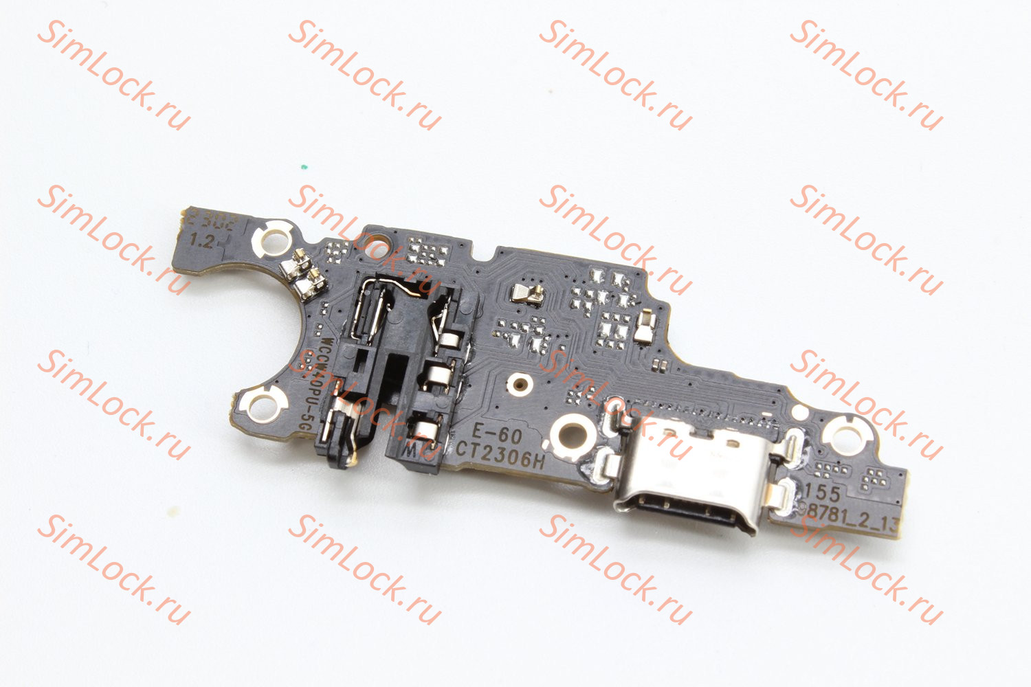 Нижняя плата (шлейф) Honor X7a (RKY-LX1) с разъемом зарядки, К-3
