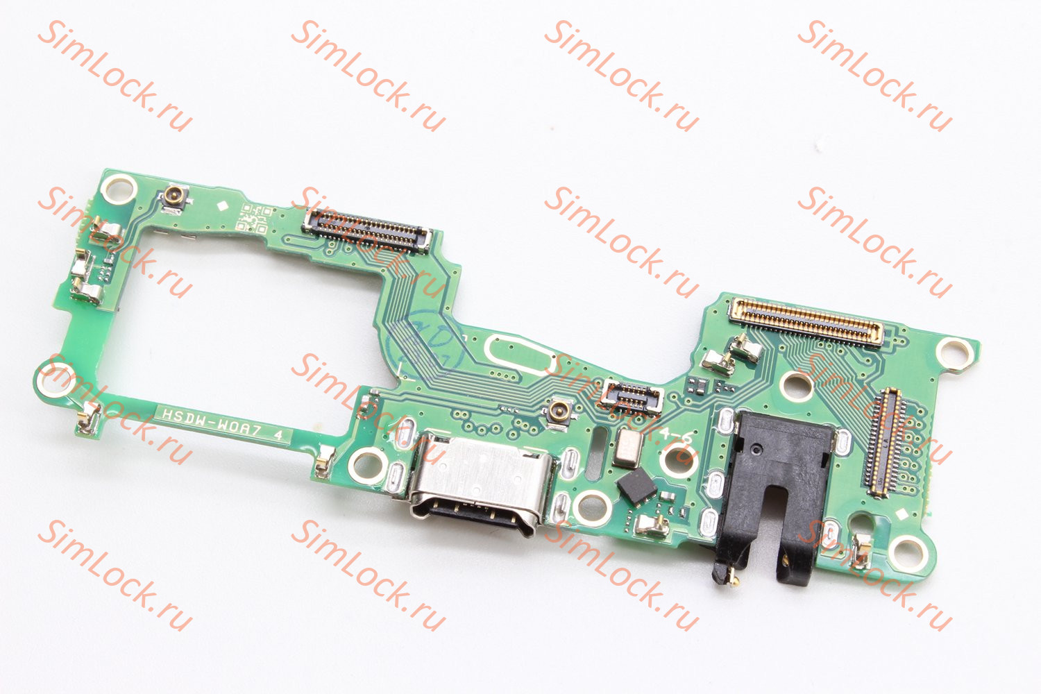 Нижняя плата (шлейф) Realme 8 (RMX3085), 8 Pro (RMX3081), с разъемом зарядки, К-1