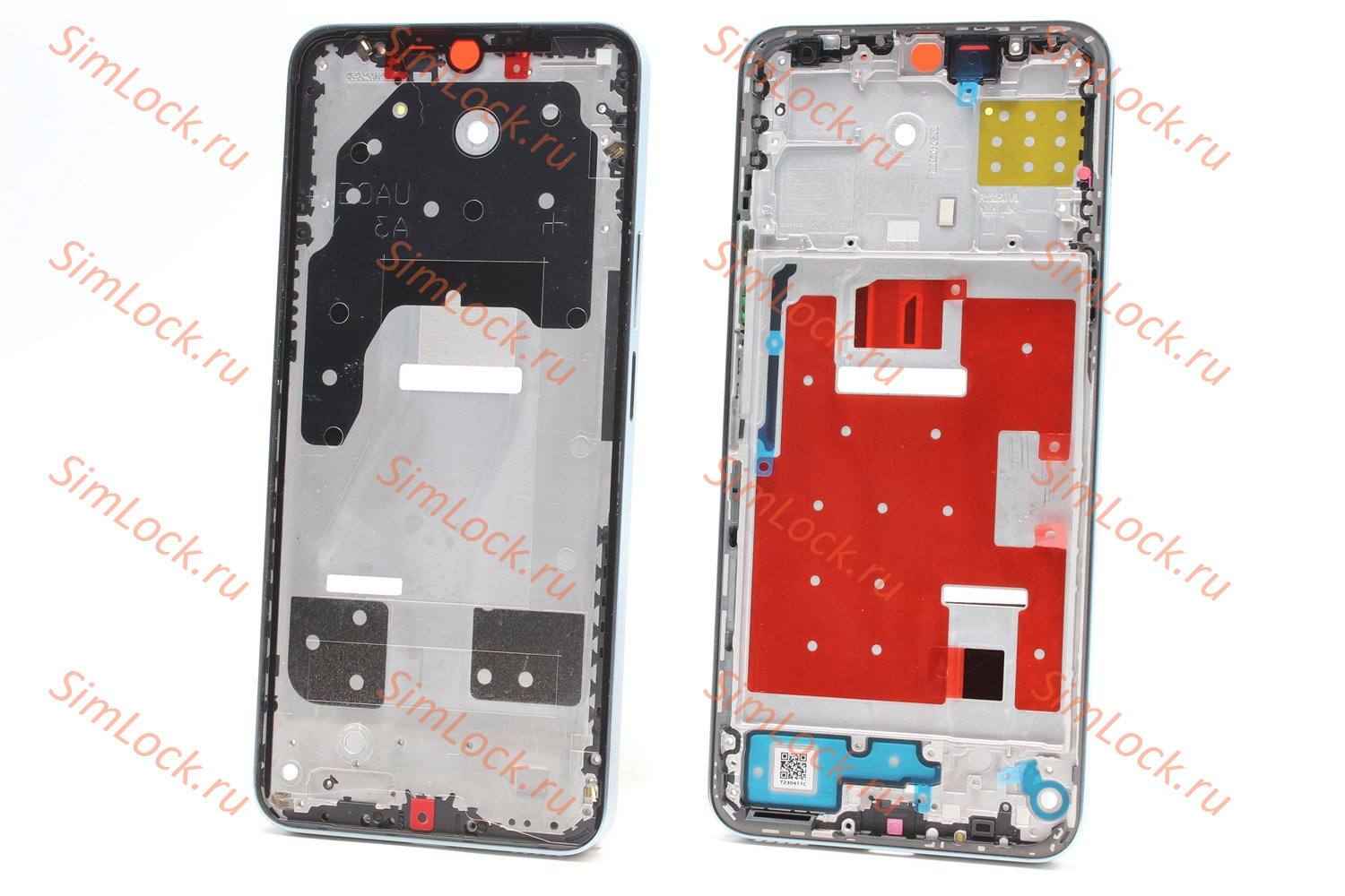 Рамка дисплея Honor X8a (CRT-LX1), Honor 90 Lite (CRT-NX1), серебро, оригинал