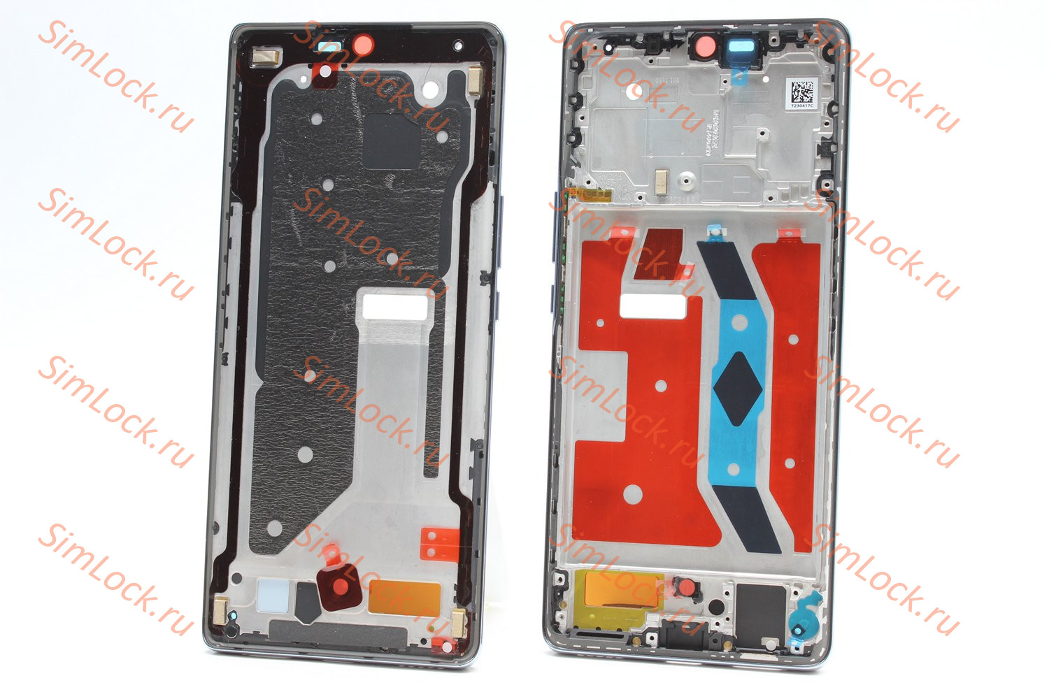 Рамка дисплея Honor X9a (5109ALXQ, RMO-NX1), серебро (мерцающий лед), оригинал