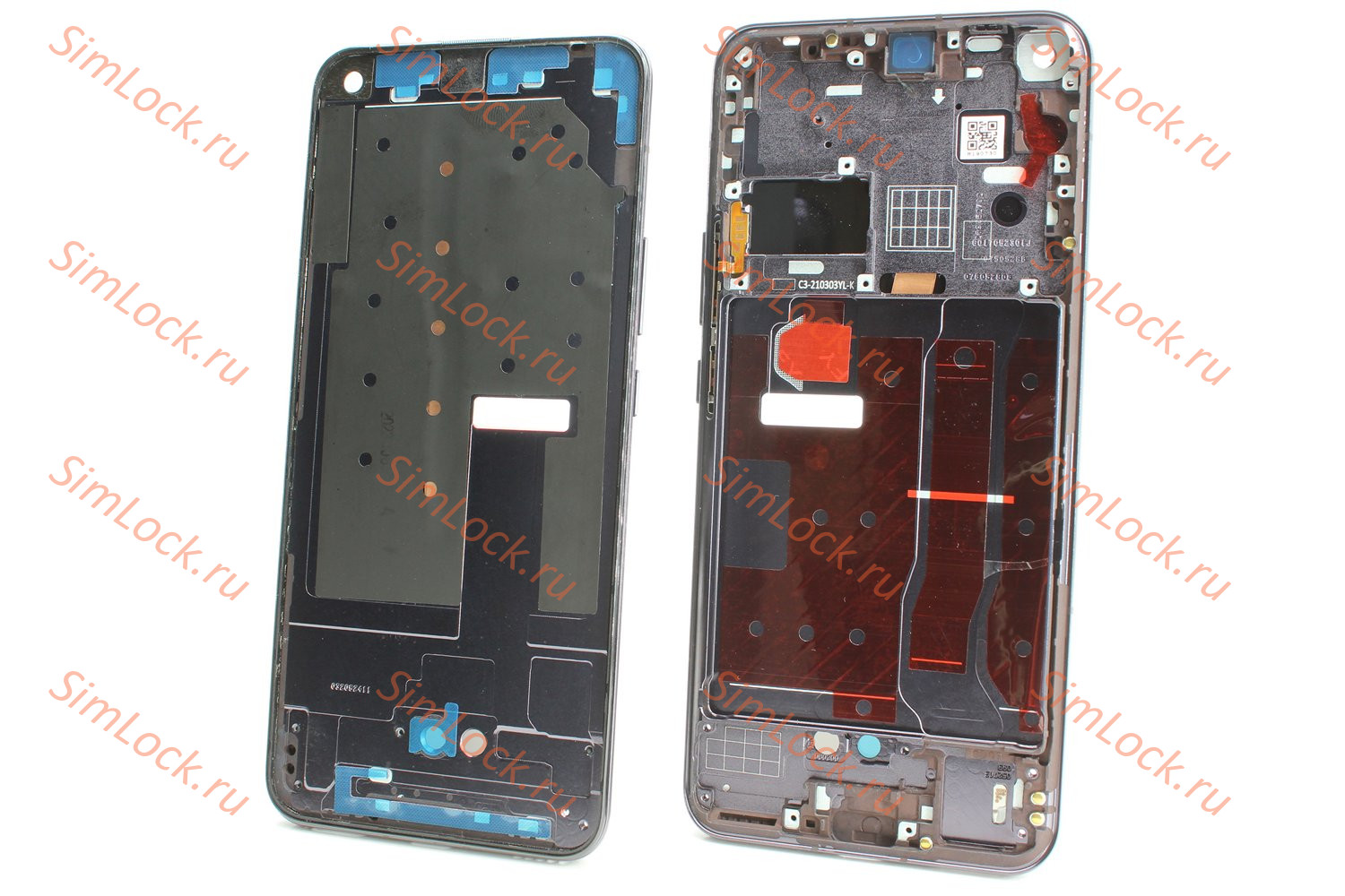 Рамка дисплея Honor 30 (BMH-AN10), черный, К-1