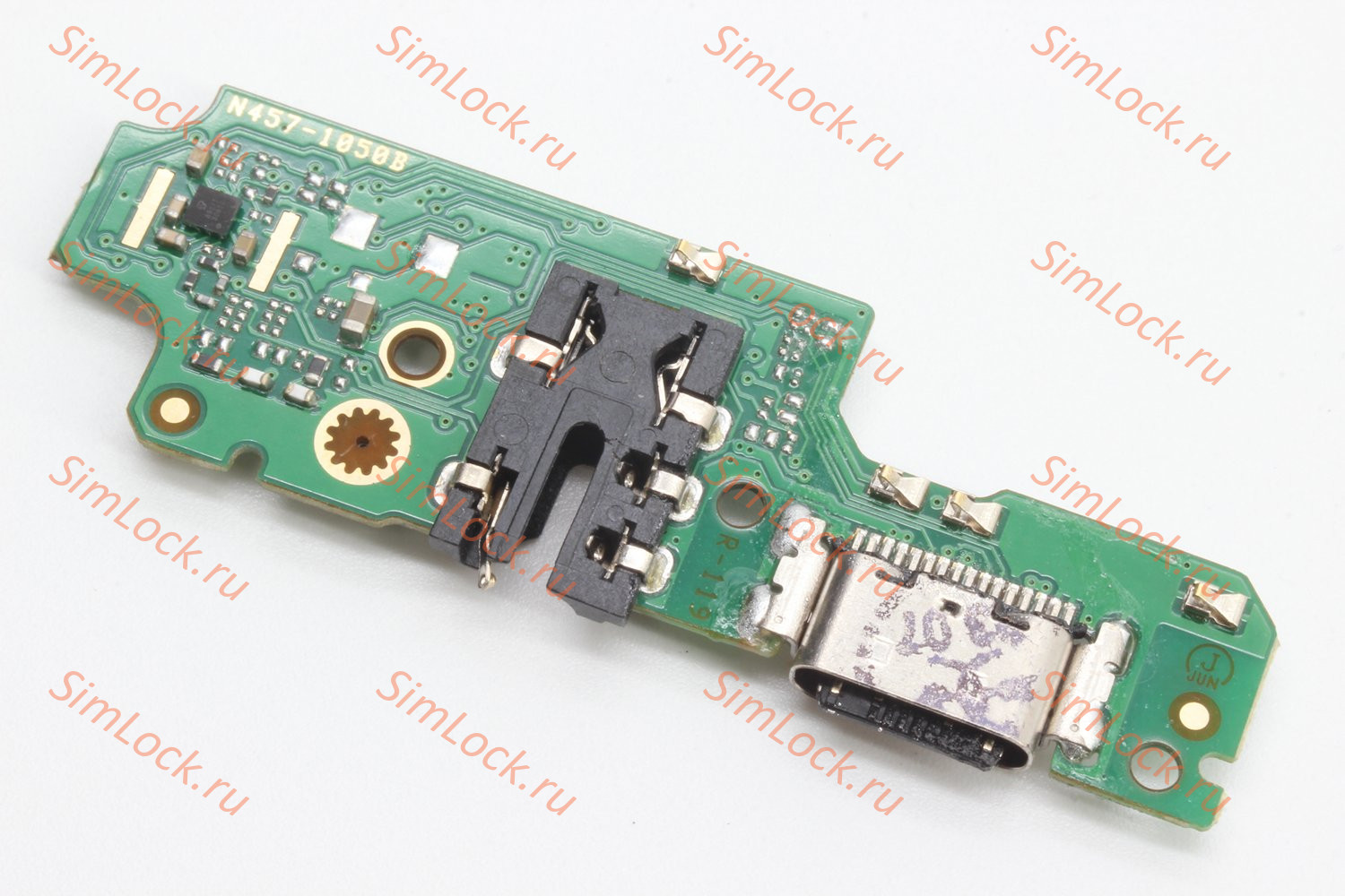 Нижняя плата (шлейф) Infinix Hot 12 Play (X6816D) с разъемом зарядки, К-3