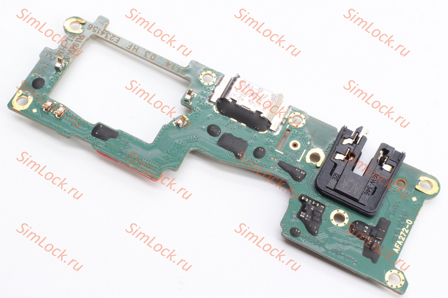 Нижняя плата (шлейф) Realme 8 (RMX3085), 8 Pro (RMX3081), с разъемом зарядки, оригинал