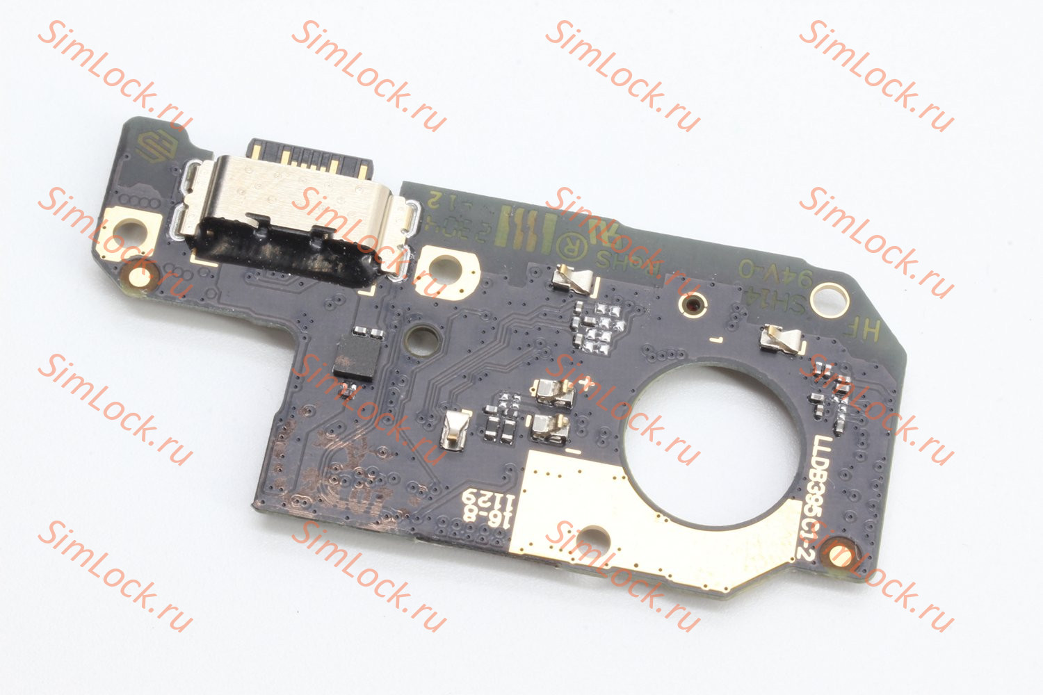 Нижняя плата (шлейф) Xiaomi Redmi Note 12 4G (23021RAA2Y) с разъемом зарядки, К-2