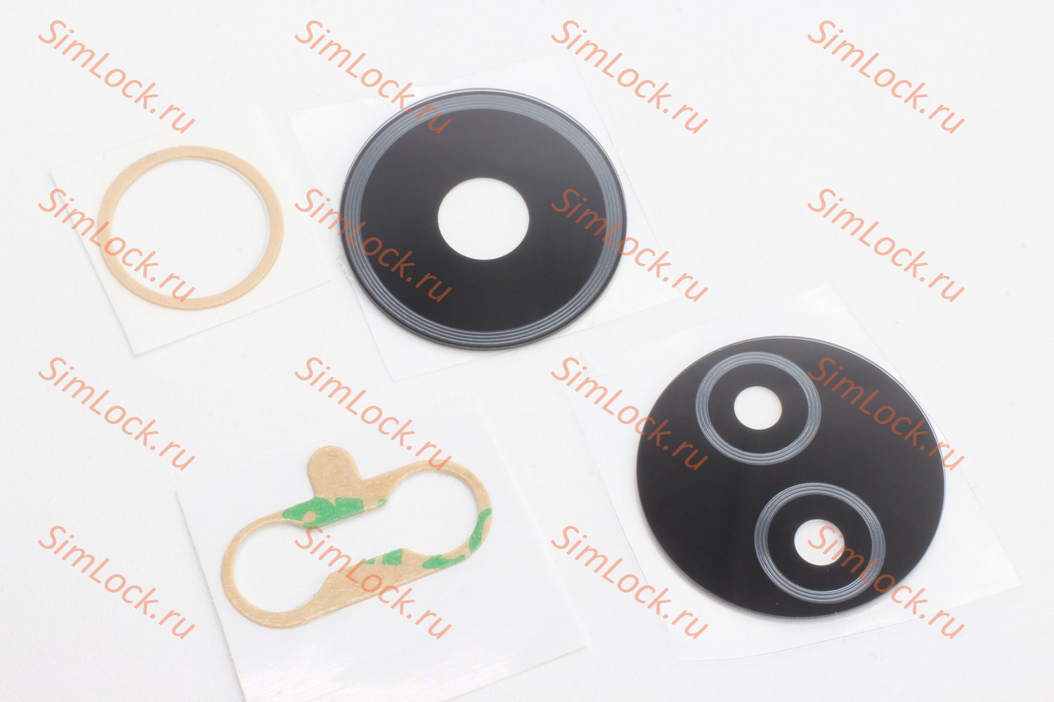 Стекло камеры Tecno Camon 19 (CI6N) 2 шт, черный