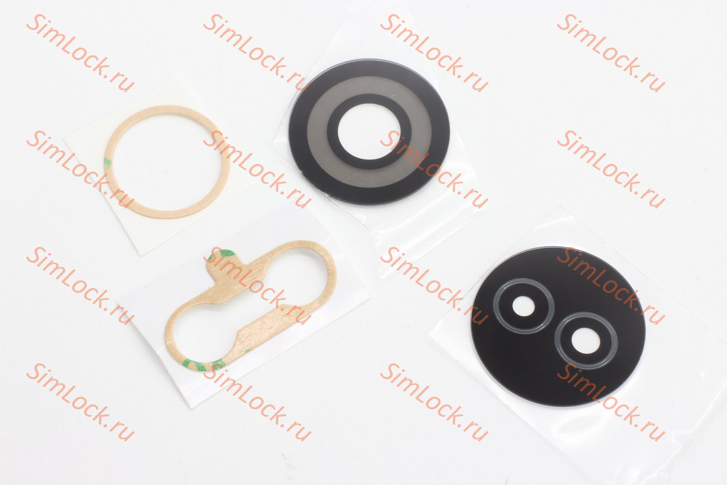 Стекло камеры Tecno Camon 19 Neo (CH6I) 2 шт, черный