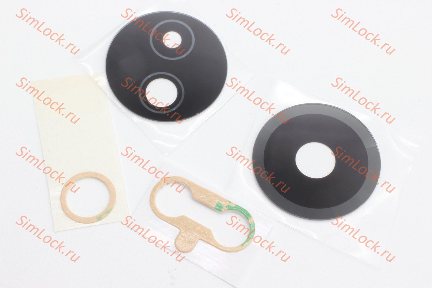 Стекло камеры Tecno Camon 19 Pro (CI8n) 2 шт, черный