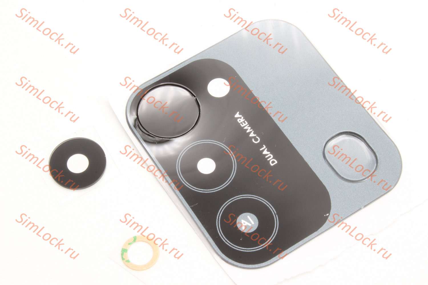 Стекло камеры Tecno Spark 8C (KG5N), Spark Go 2022 (KG5M) c серой панелью