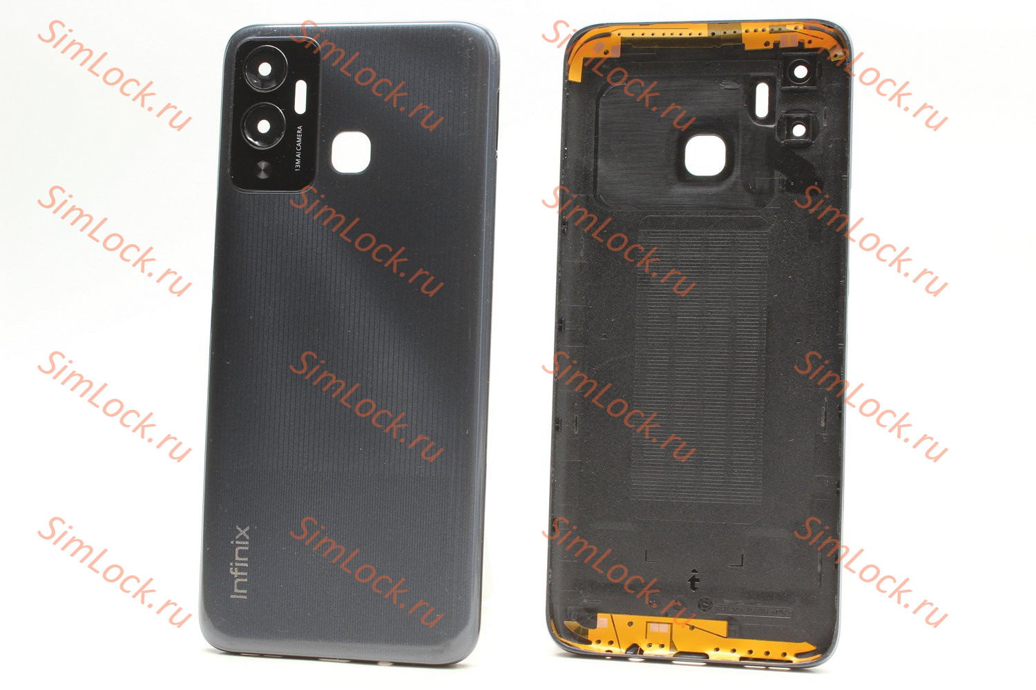 Задняя крышка Infinix Hot 12 Play (X6816D), черный, К-2