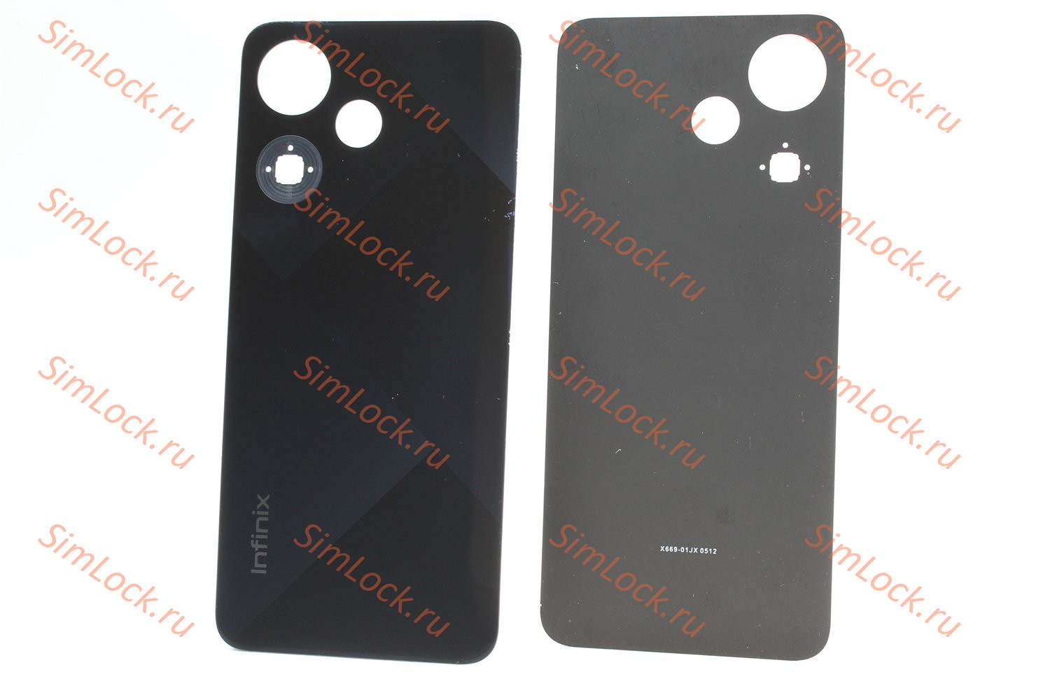 Задняя крышка Infinix Hot 30i (X669D), черный, К-1