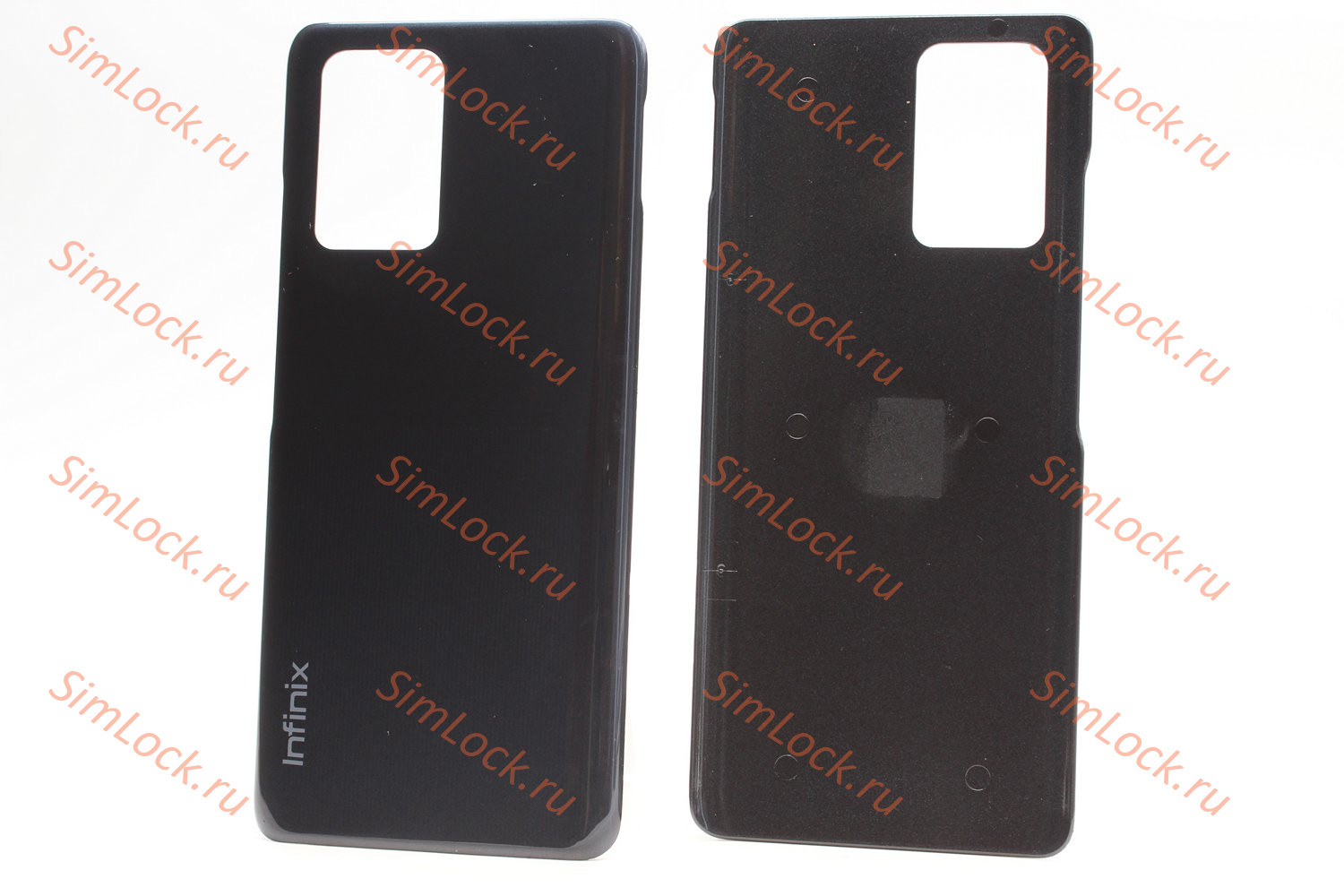 Задняя крышка Infinix Note 10 Pro (X695C), черный, К-2