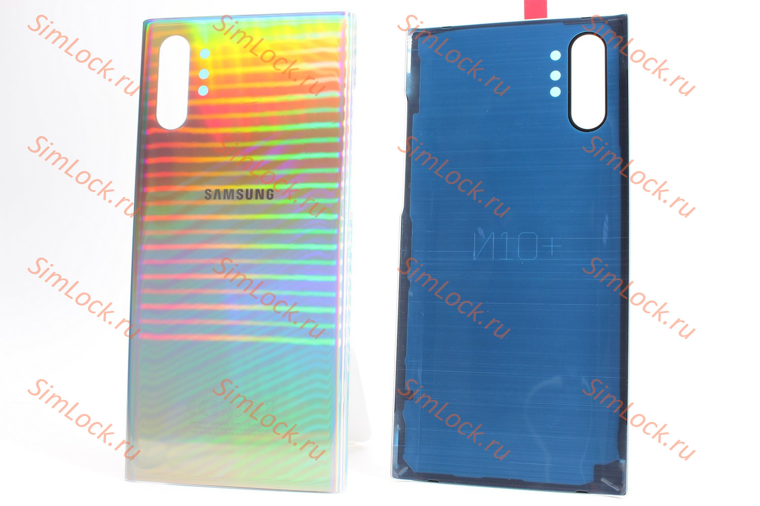 Задняя крышка Samsung N975F/DS Galaxy Note 10+ Plus, серебро, К-2