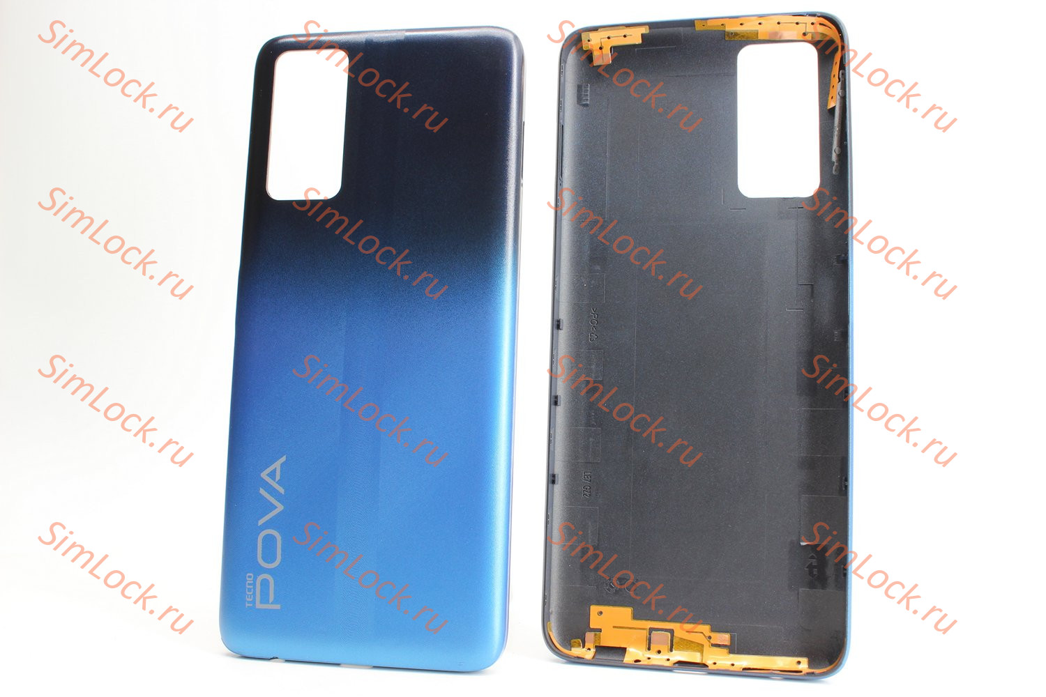 Задняя крышка Tecno Pova 2 (LE7), черный, К-2