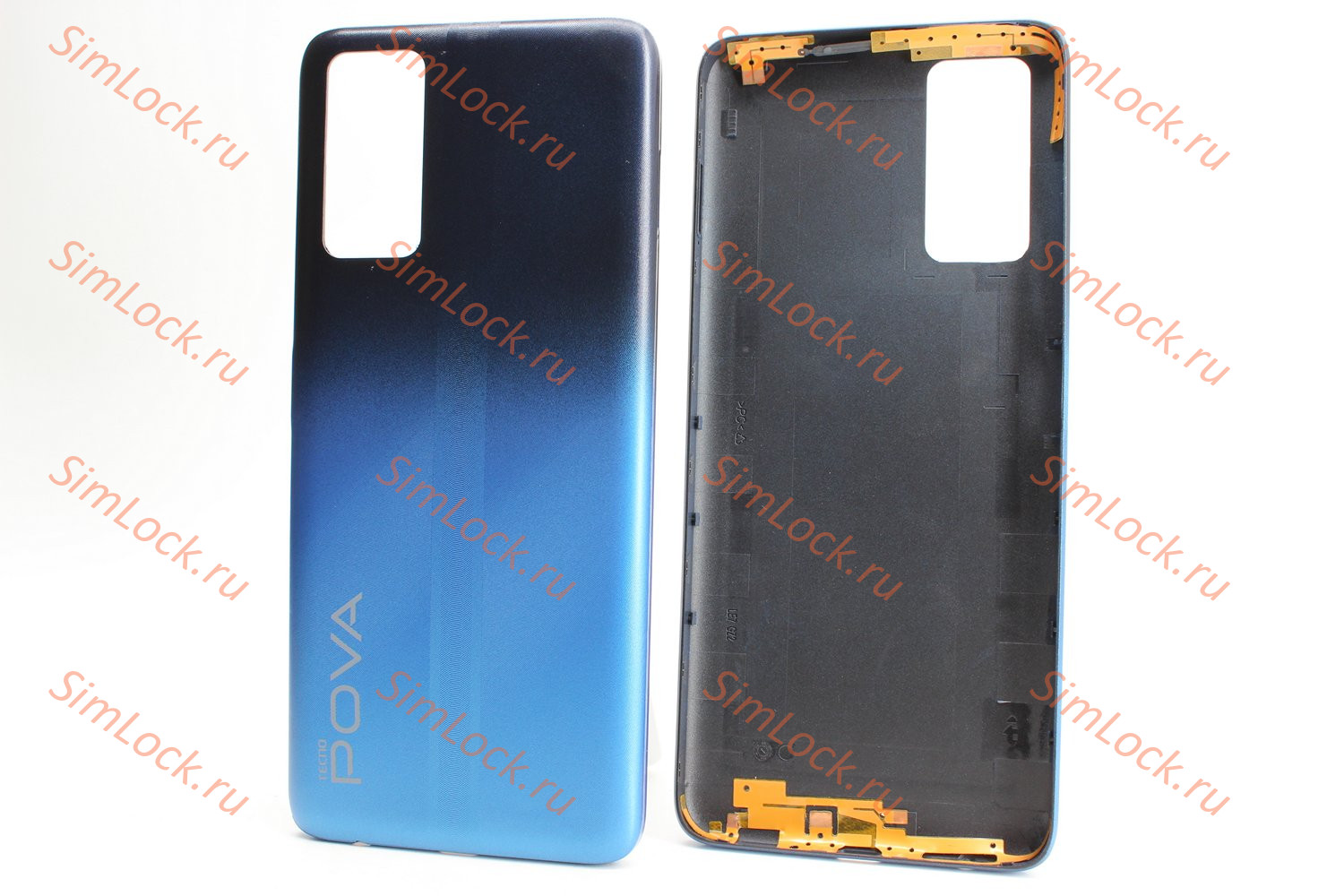 Задняя крышка Tecno Pova 2 (LE7), синий, К-2