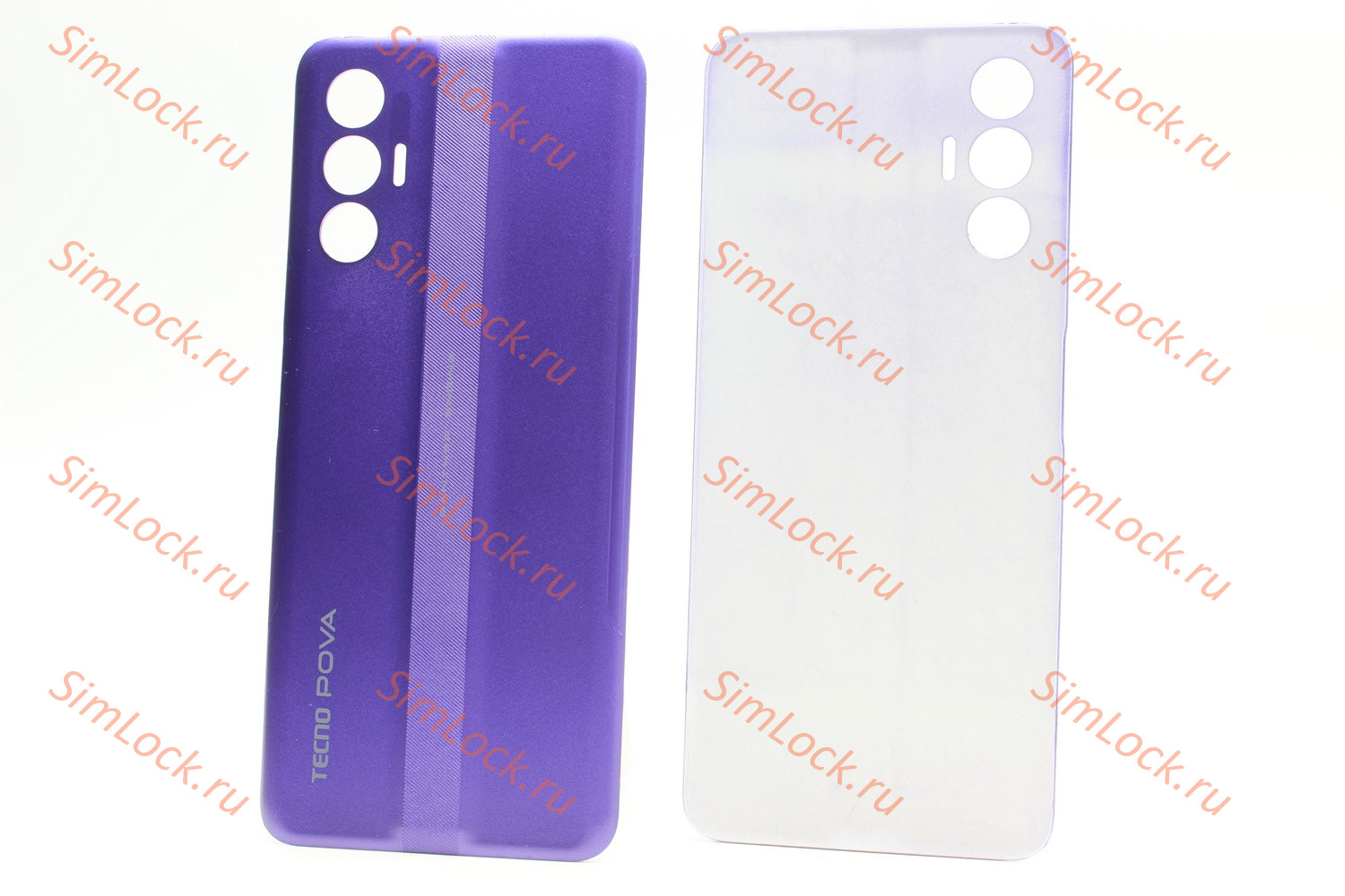 Задняя крышка Tecno Pova 3 (LF7N), фиолетовый, К-2