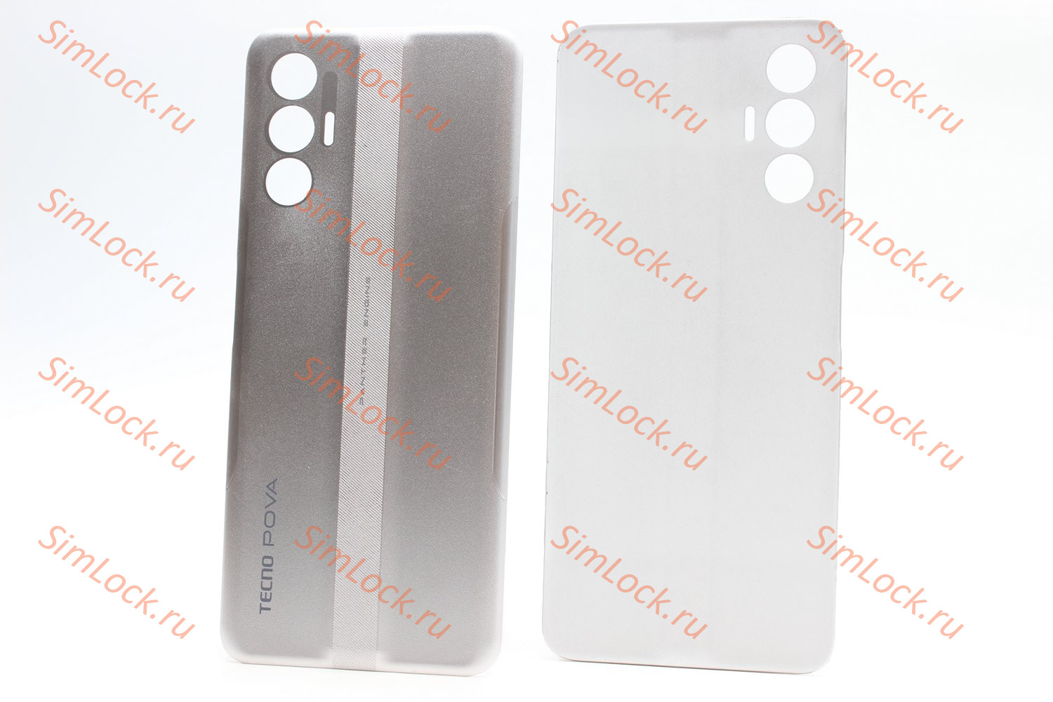 Задняя крышка Tecno Pova 3 (LF7N), серебристый, К-2